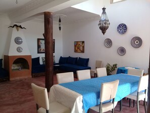 Zona de estar del vestíbulo