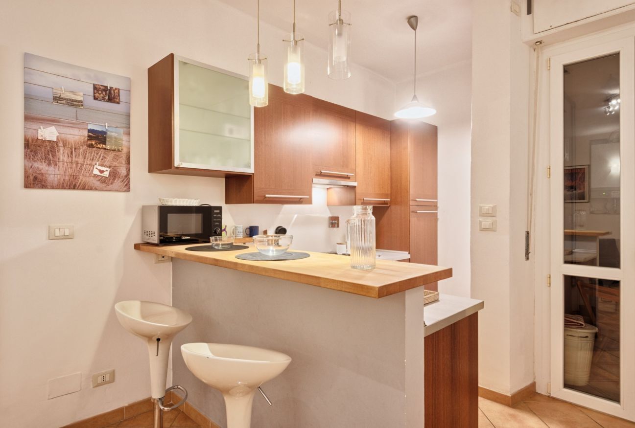 Microondas, horno, placa de cocina y tostadora