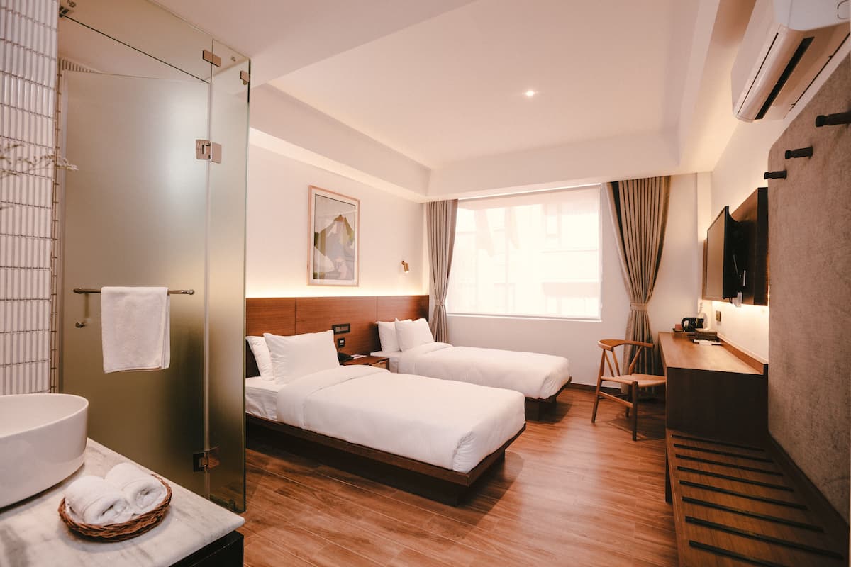 Habitación Deluxe con 1 cama matrimonial o 2 individuales | 1 habitación y ropa de cama de alta calidad
