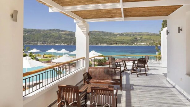 Terrace/patio - Blue Style Resort (Samos)
