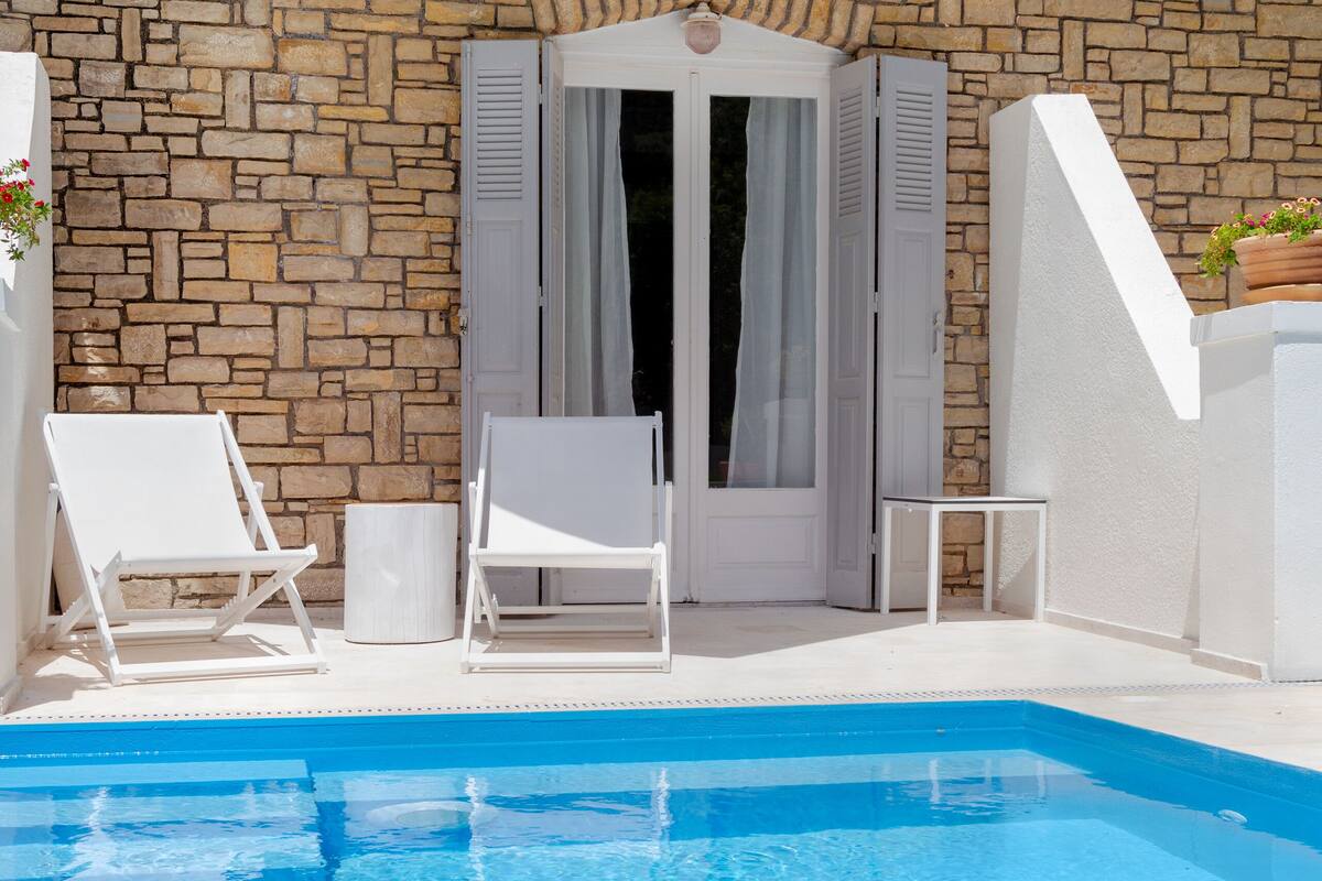 Dobbeltrom – deluxe, privat basseng | Privat basseng