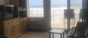 Extraordinary view!  Separate  living room! We have full beach access and pool!