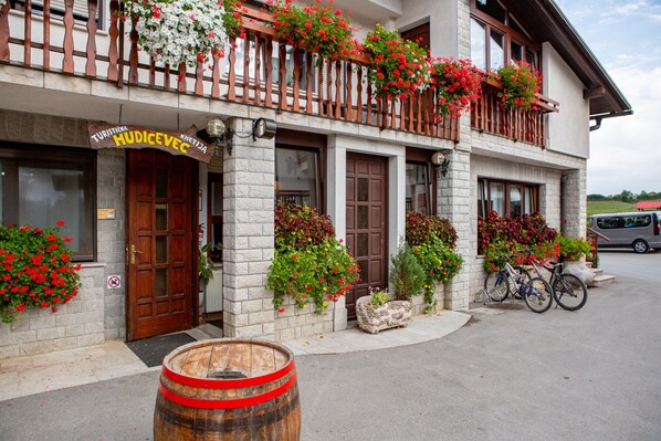 Entrada de l'allotjament