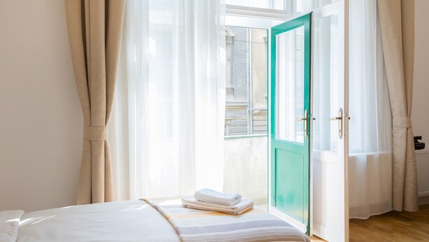 Studiolejlighed (0 Bedroom) | Skrivebord, arbejdsområde til bærbare computere, strygejern/strygebræt