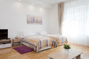 아파트 (1 Bedroom) | 1 개의 침실, 다리미/다리미판, 무료 WiFi, 침대 시트