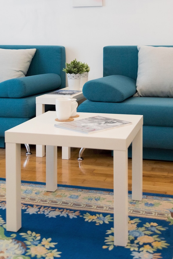 Apartment (1 Bedroom) | Living room | 32-inch TV with cable channels