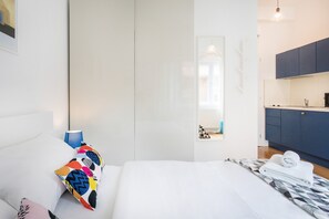 스튜디오 (0 Bedroom) | 책상, 노트북 작업 공간, 다리미/다리미판, 무료 WiFi