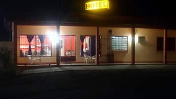 Front of property – evening/night