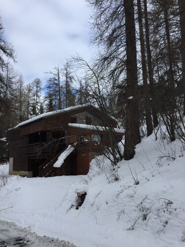 Les Orres 1650 : rez de chaussée de chalet, près des pistes et de la patinoire