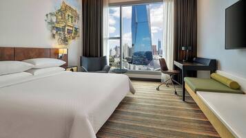 Room, 1 King Bed | In-room safe, desk, laptop workspace, blackout curtains