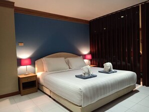 1 ห้องนอน, เตารีด/โต๊ะรีดผ้า, Wi-Fi ฟรี, ผ้าปูที่นอน