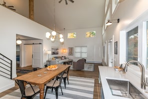 Interior - Modern Berkshires Cottage  🌲 Gas Stove, Large Deck & W/D + 7 mins to Otis Ridge (East Otis)