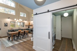 Dining - Modern Berkshires Cottage  🌲 Gas Stove, Large Deck & W/D + 7 mins to Otis Ridge (East Otis)