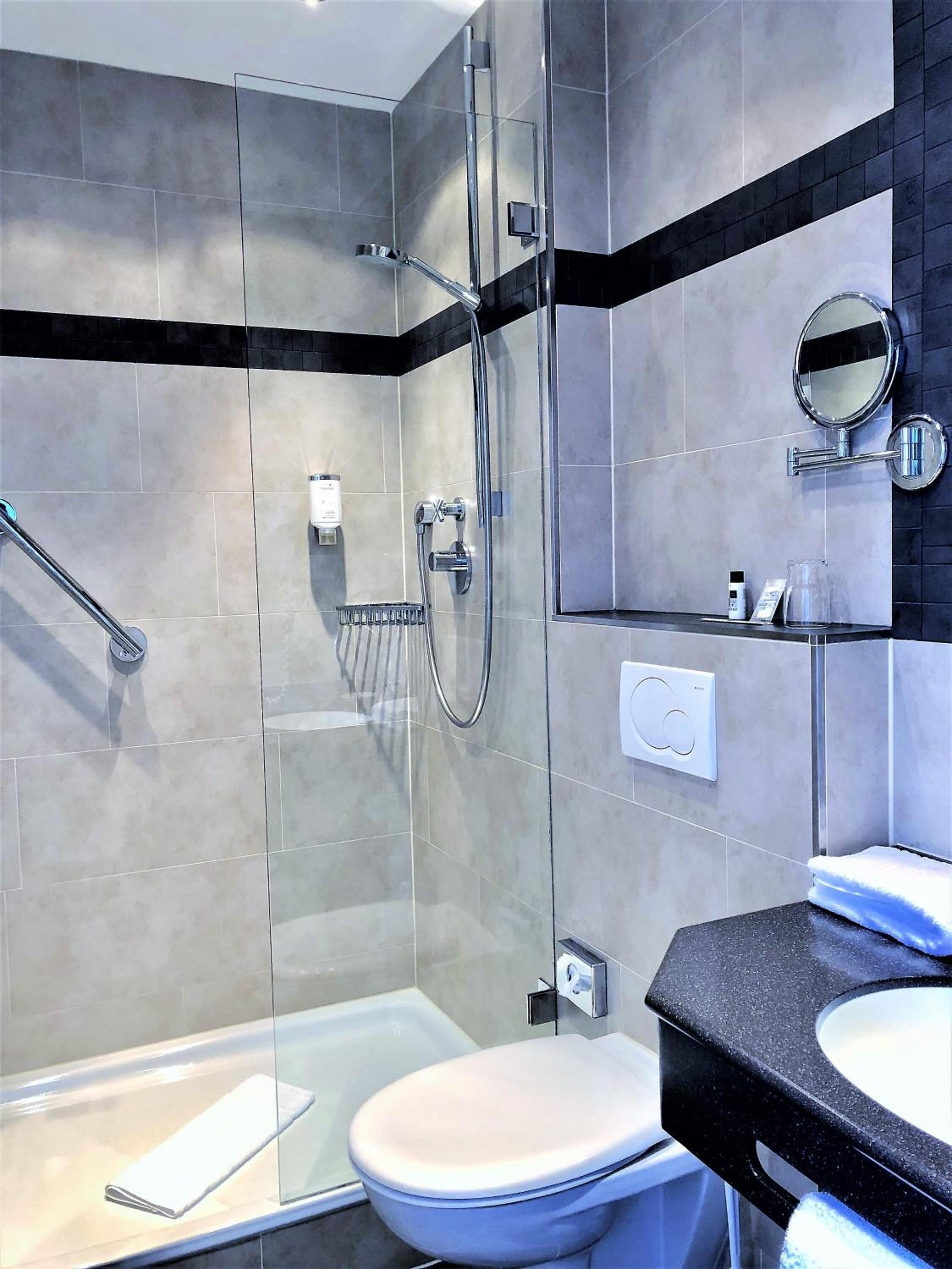 bathrobes, slippers, towels