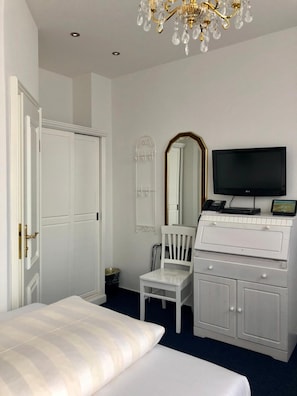 Free minibar, in-room safe, desk, blackout curtains