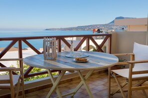 公寓, 2 间卧室, 海景 (Sirokos) | 阳台