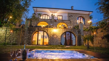 Front of property – evening/night