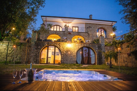 Front of property - evening/night