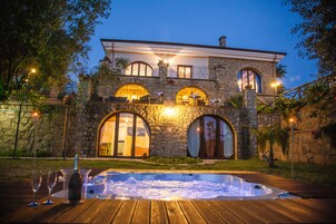 Front of property - evening/night