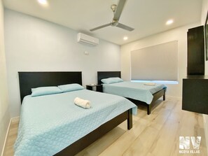 3 Schlafzimmer, Zimmersafe, Schreibtisch, Bügeleisen/Bügelbrett