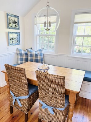 Dining - HALFSHELL- Charming 1 bedroom Cottage in town (Nantucket)