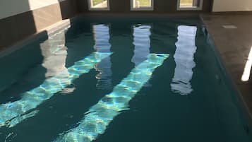 Indoor pool, a heated pool