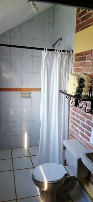 Shower, towels