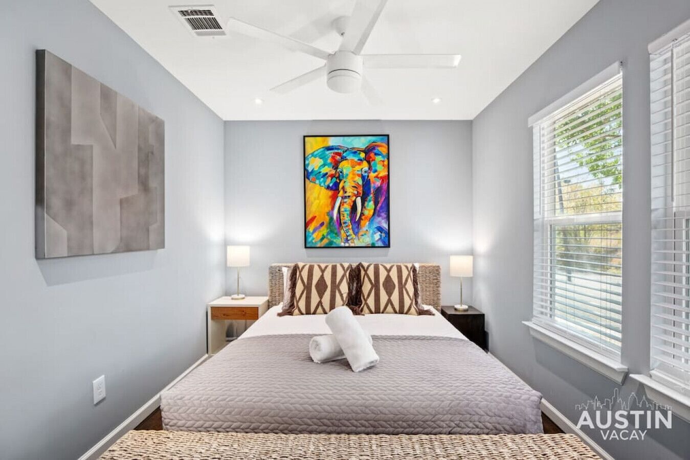 2 bedrooms, desk, iron/ironing board, free WiFi