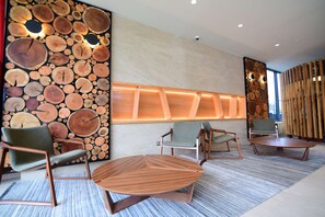 Sala de estar en el lobby