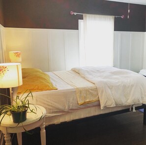 2 間睡房、熨斗/熨衫板、Wi-Fi、床單