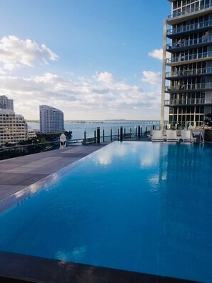 Outdoor pool, a heated pool - Fun Getaway in the Center of Downtown Miami , available for art Basel (Miami)