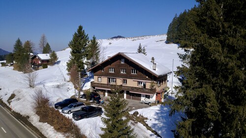Schwägalp at the foot of the Säntis