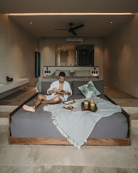 1 bedroom, minibar, in-room safe, desk at Casa Agape Hotel Tulum with Beach Club Access