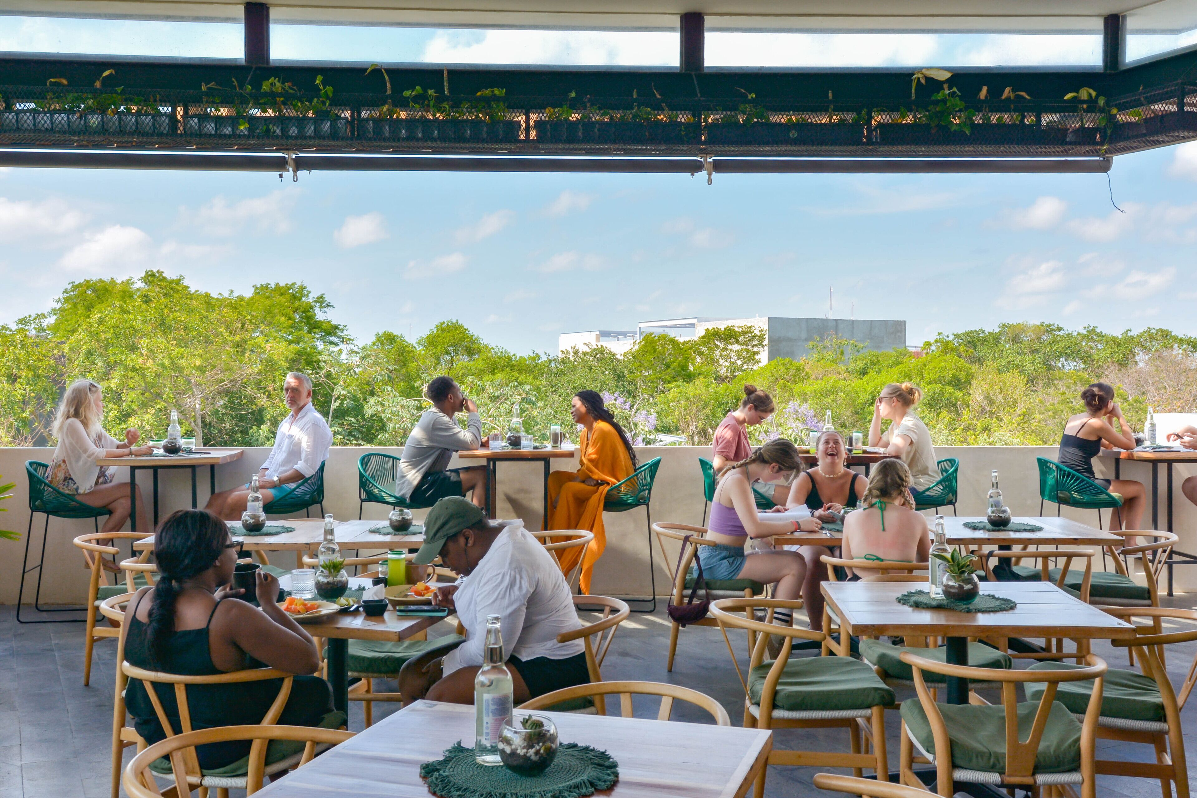 breakfast, lunch, dinner served; mexican cuisine