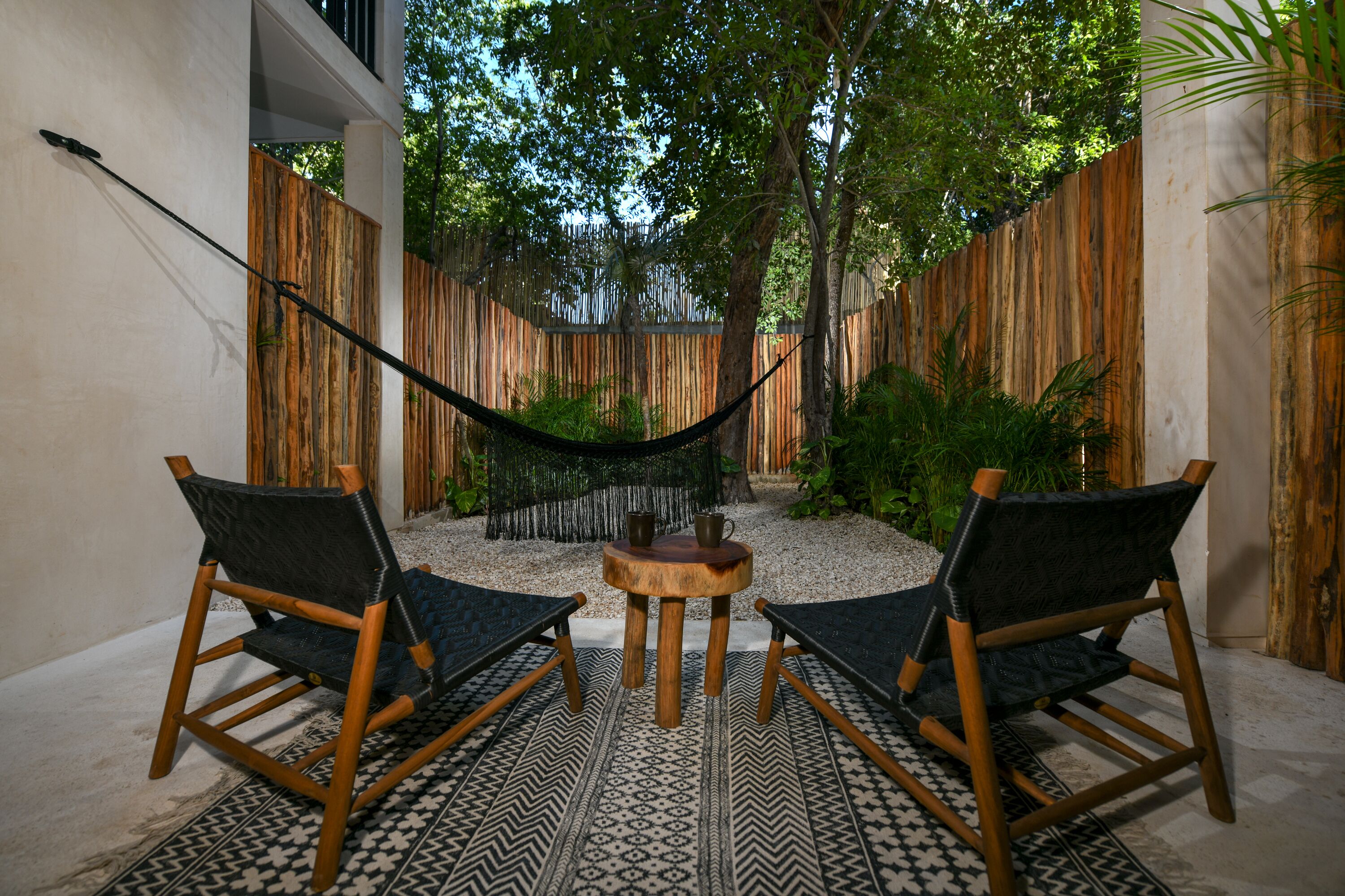 luxury suite with king bed terrace and garden | garden view