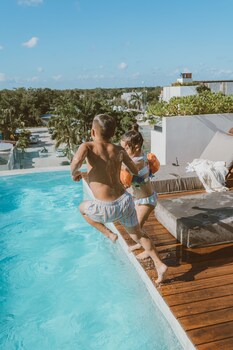 Pool (outdoor) at Casa Agape Hotel Tulum with Beach Club Access