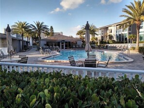 Outdoor pool, a heated pool - Heaven of Siesta Key, one step to #1 beach in Sarasota (Siesta Key)