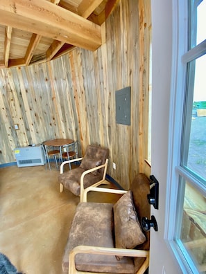 Grain Bin Studio Villa | Living area