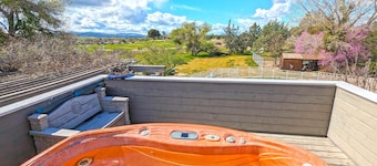 Vinyl Vineyards Farmhouse - Luxurious Vineyard Farmhouse, pool, hot tub, views 4 bed 4 bath