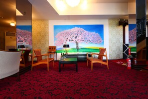 Sala de estar en el lobby