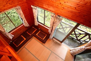 Familienzimmer (Bungalow) | 1 Schlafzimmer, kostenloses WLAN, Bettwäsche