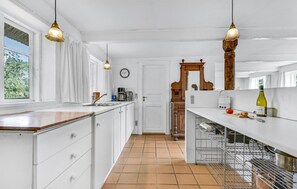 Fridge, stovetop, coffee/tea maker