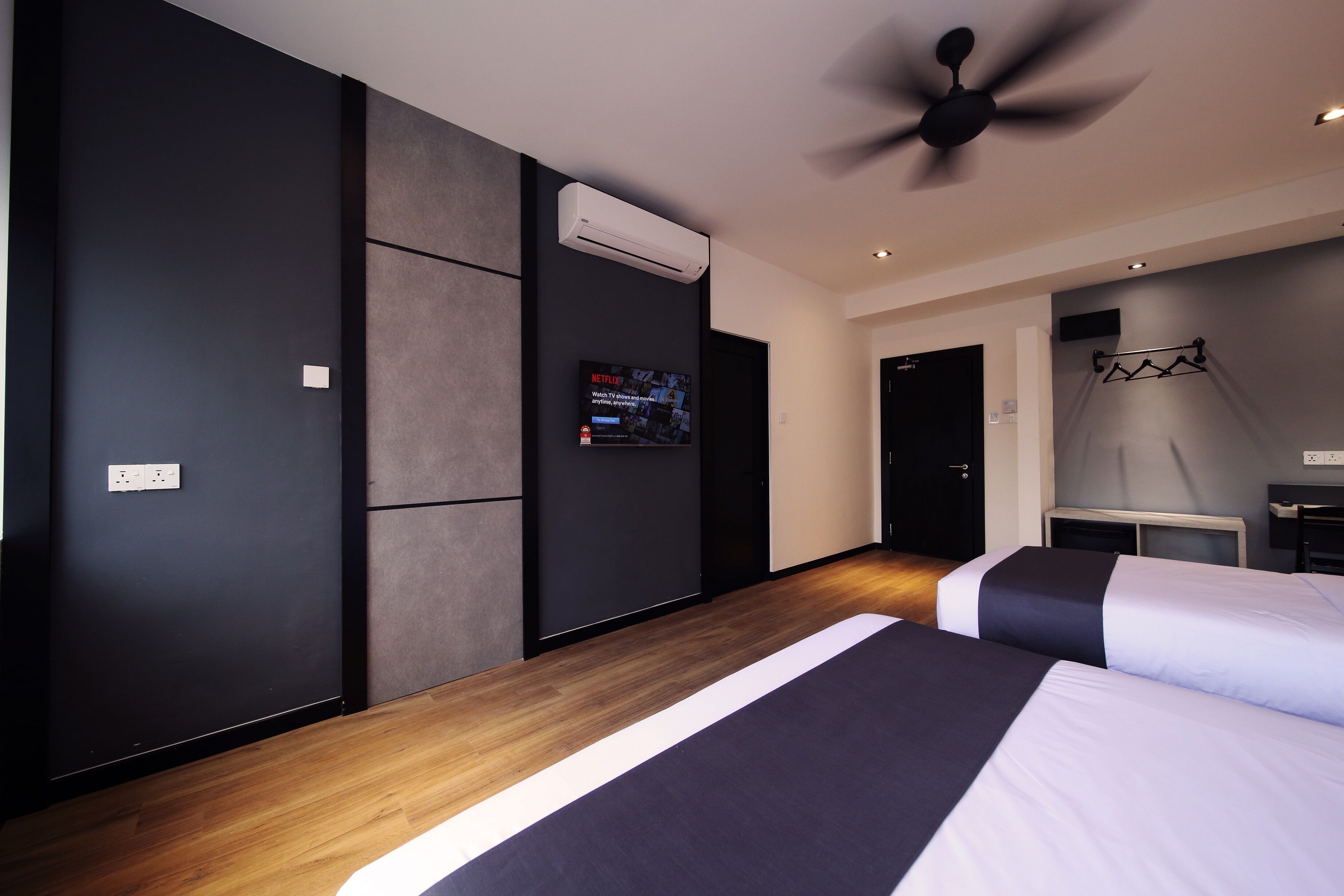 superior family-3 room | desk, soundproofing, iron/ironing board, bed sheets