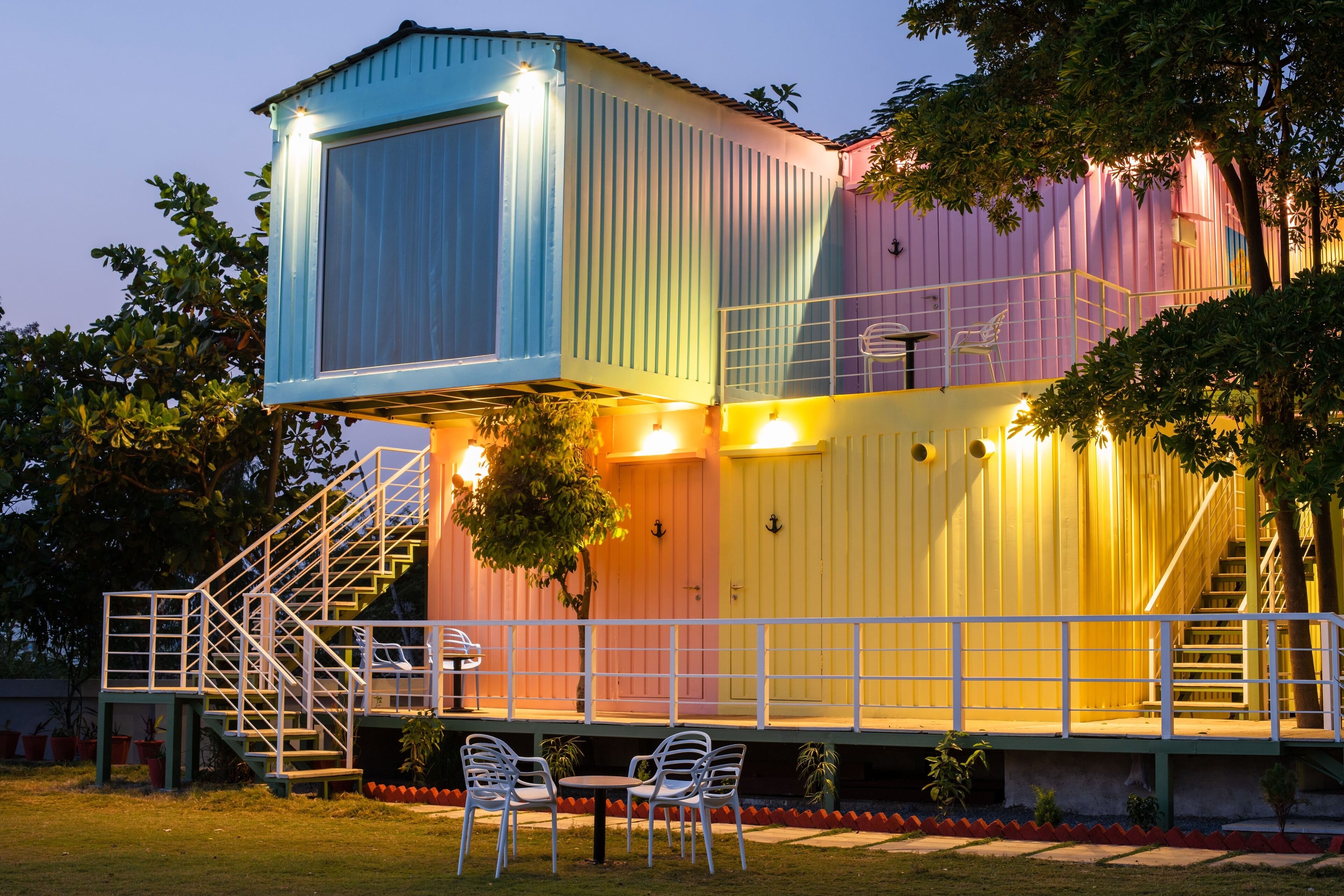 Fassade der Unterkunft