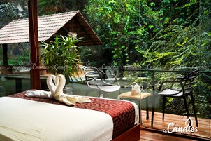 Honeymoon Cabin, 1 King Bed, Lake View, Lakeside | Iron/ironing board, free WiFi, bed sheets