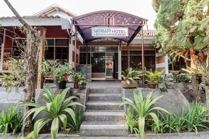 Entrée de l’hébergement