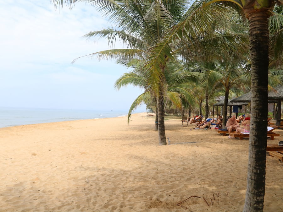 Beach nearby, white sand