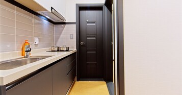 Ondol Room, 2 Bedrooms | Private kitchenette | Full-size fridge, microwave, stovetop, electric kettle
