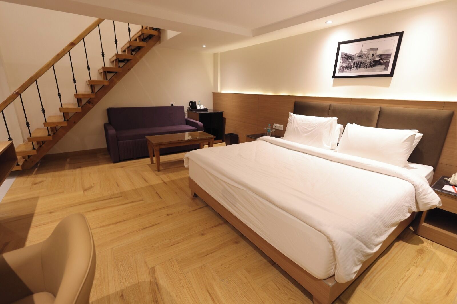 1 Queen Bed, 1 Twin Bed, Family Room, No View, Non-Smoking | In-room safe, desk, laptop workspace, blackout drapes