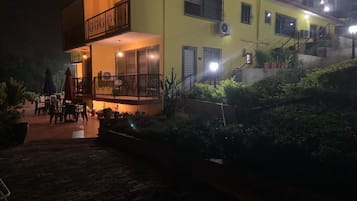 Front of property – evening/night
